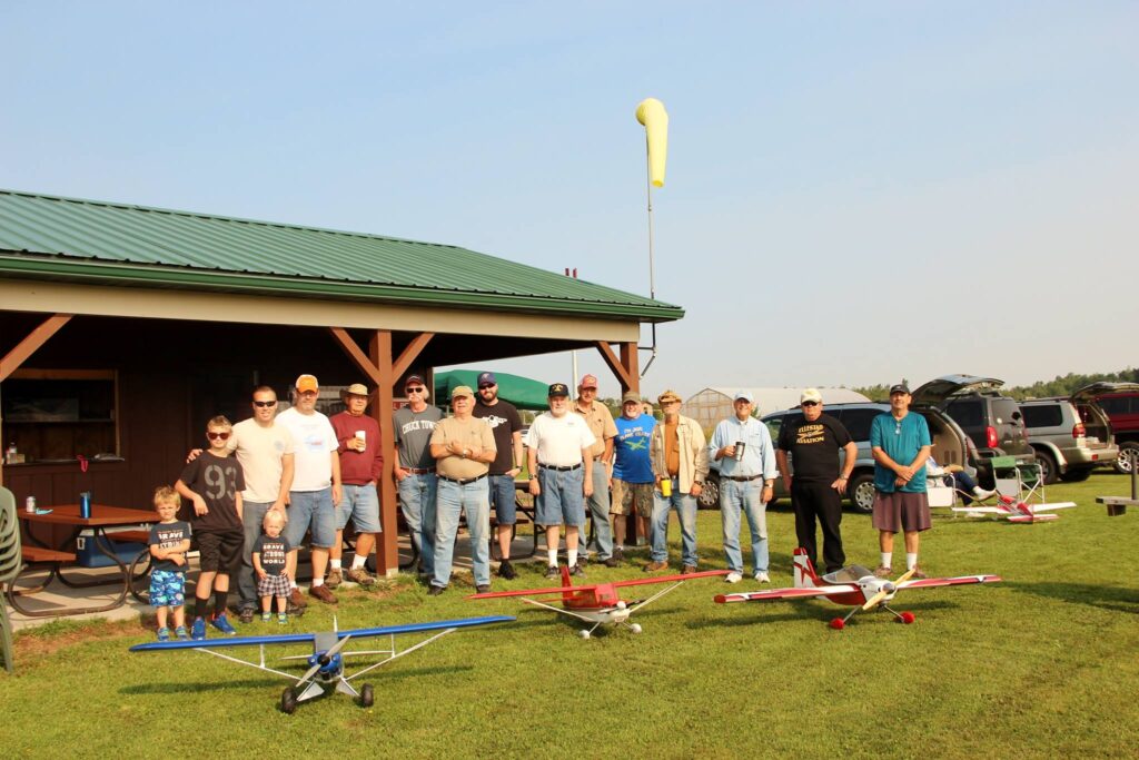 R/C flying club members